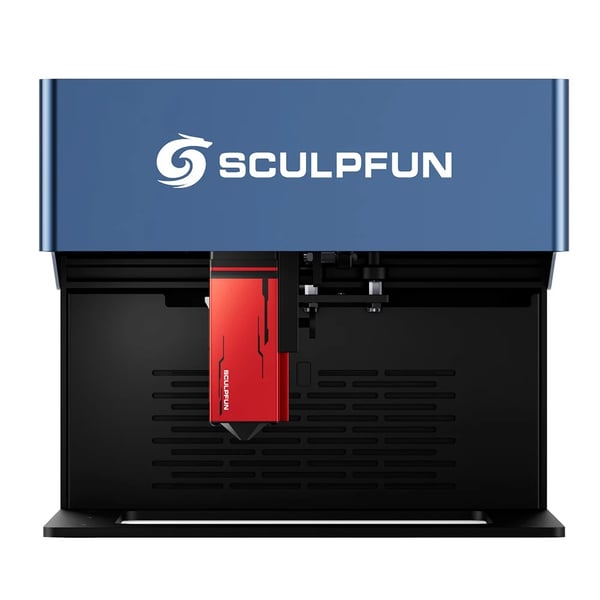 Lasergraver Cutter, Højpræcisions med Røgsensor, Temperaturalarm,EU, SCULPFUN iCube Pro 5W