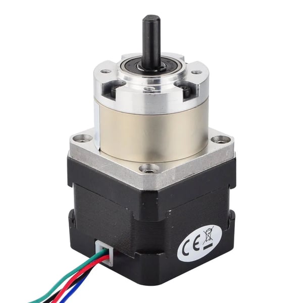 Stepper motor, gear 5:1 planetgear, 33 mm længde