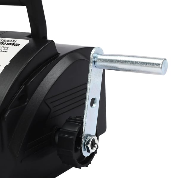 12V Bærbar DC Elektrisk Vinsj, 300W Effekt, 2000lbs Belastningskapacitet, Dobbelt Kontroltilstande