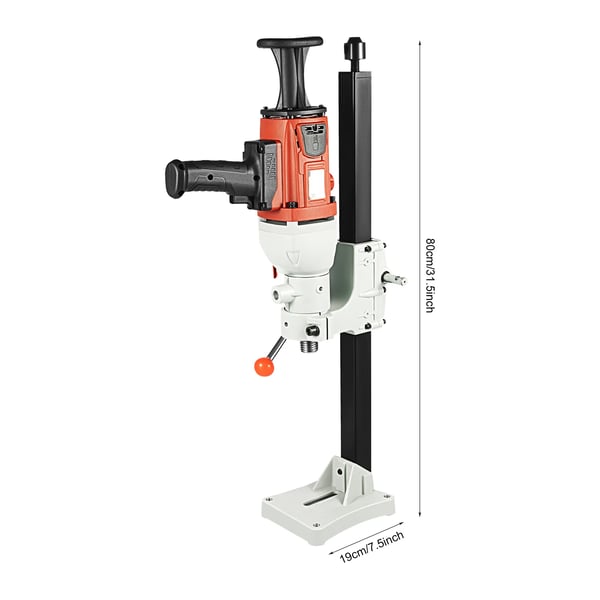 Betoniporauskone, 2200 W, 1200 RPM, Maksimijyrsintähalkaisija 180 MM, Kierretyyppi 1-1/4-7 UNC, Pakkauskoko 80 x 36 x 19 cm