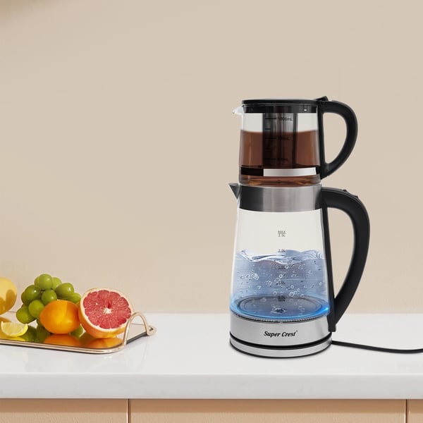 Elektrisk Teemaskine, 2,5L Kapacitet, Automatiske Sikkerhedsfunktioner,Sølv