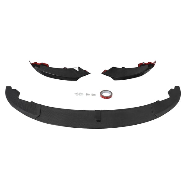 Framsplitter, M Performance-stil, läppspoiler,Kolfiberutseende