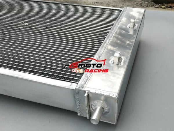 Kylare, legerat aluminium, framplacering, för C6 Z06 ZR1 9-7x V8, förbättrad kylningseffektivitet, lätt design