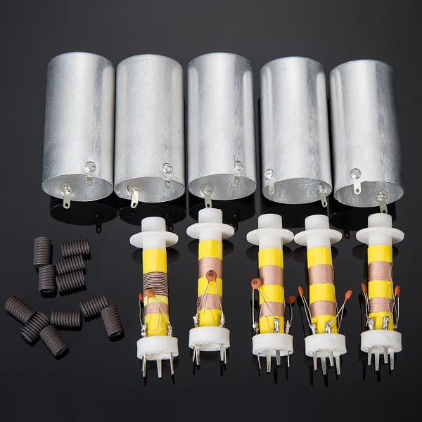 FM tuner kit, vakuumrørsteknologi, 180mA strøm, 0-6.3V filament, kompakt design, DIY samling