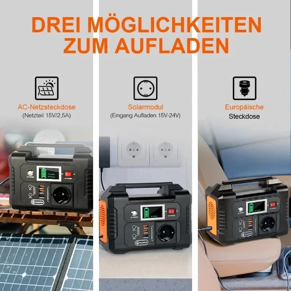 Strömförsörjning, Lättviktig, 200W Utgång,E200