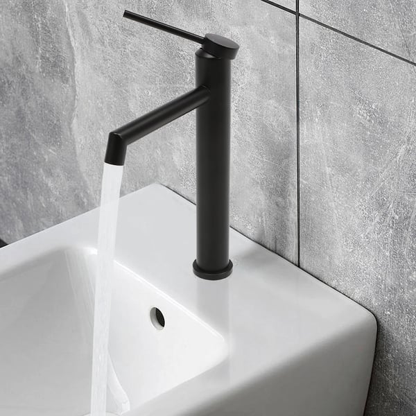 Tvättställsblandare, Lätt installation, Hållbar design,svart