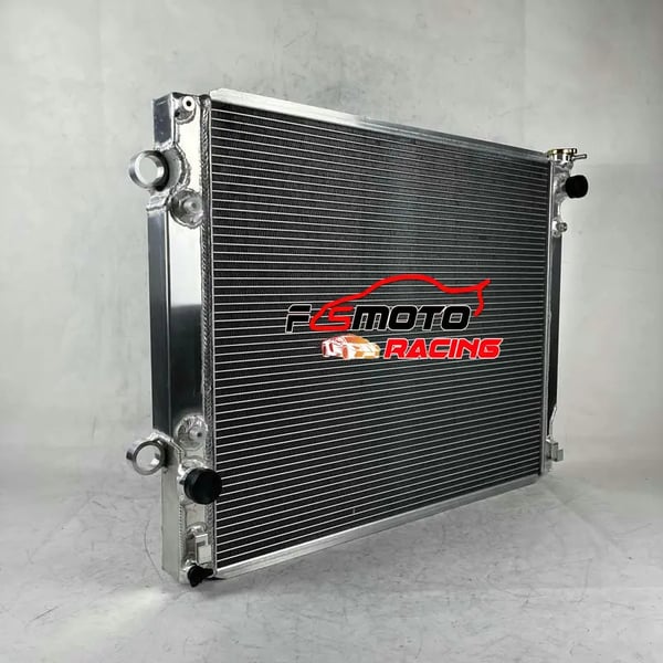 Aluminiumkøler til Toyota Tacoma, kerne størrelse 25 1/2" x 21 1/2", indgang/udgang 1 3/8", holdbart materiale