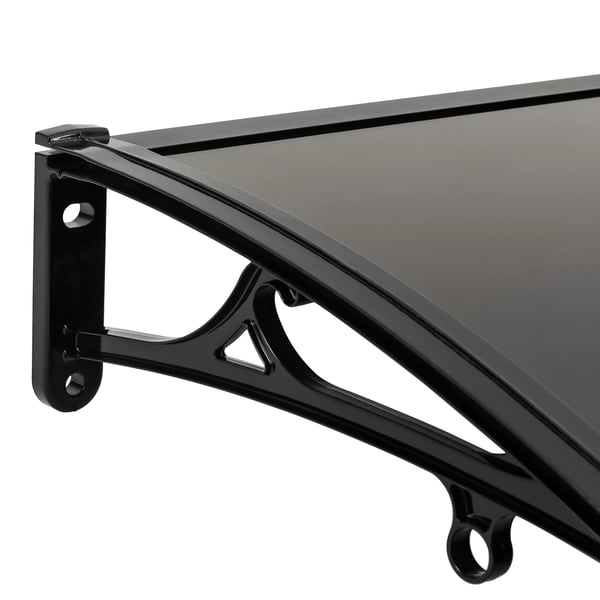 Dørvindueoverdækning, Aluminiumlegering, 120 x 60 cm, Belastningskapacitet 200 kg, Temperaturmodstand -35°C til 120°C