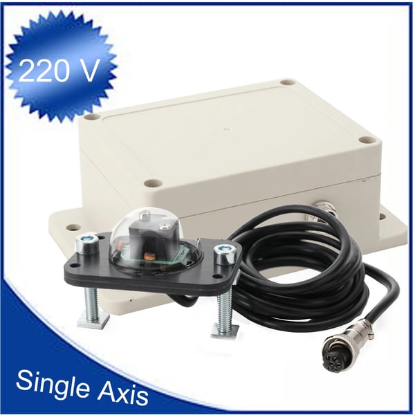 Soltracker, Holdbar polypropylen, 1 x 2 meter, Egnet til solsystemer, Spor automatisk solens position, Enkeltakselt sporingssystem