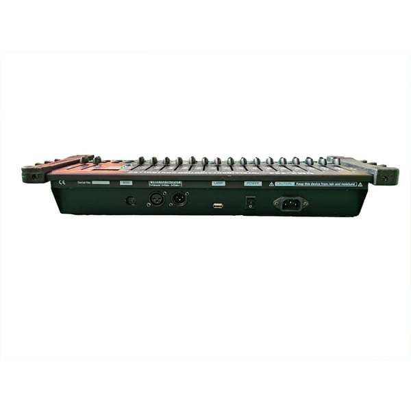 DMX Controller, 15 W Effekt, 90-240V Spænding, CE Certificering, FCC Certificering, 38,5 x 24 x 4,5 cm Dimensioner