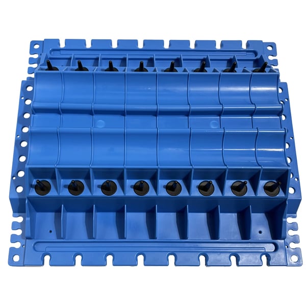 Motor Komponent Organizer, Robust Nylon Material, Dimensioner 14,5 x 10,5 x 2 Tommer, Egnet til Ventiler og Kamaksler, Vejer 1,5 lbs