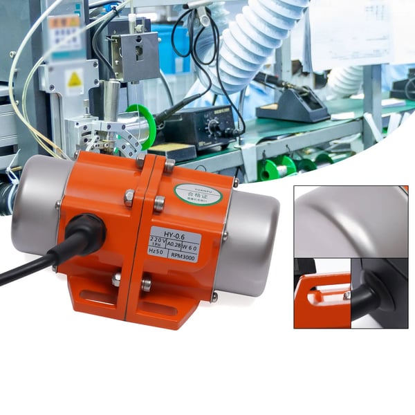Värähtelymoottori, 60W, 220V, 3000 RPM, 1 vaihe, alumiiniseos