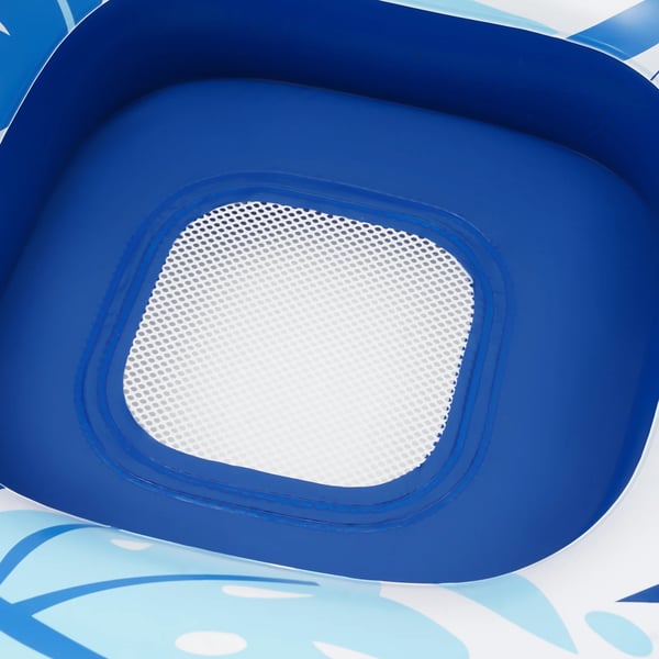 Oppustelig Pool Lounger Flyder, Holdbart Materiale, Ergonomisk Design,HIMMELBLÅ