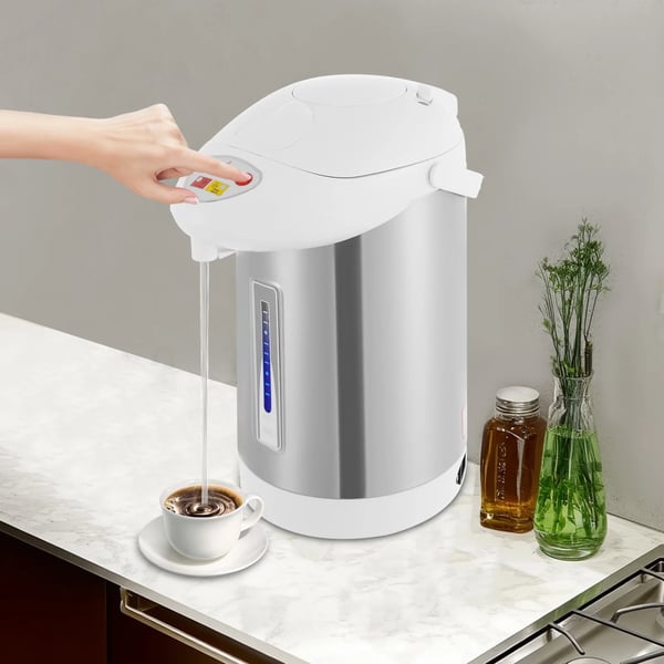 Elektrisk Vandkedel, 750W Effekt, 3L Kapacitet, 220V Spænding, Rustfrit Stål Materiale, Varmebevaringskraft 15W
