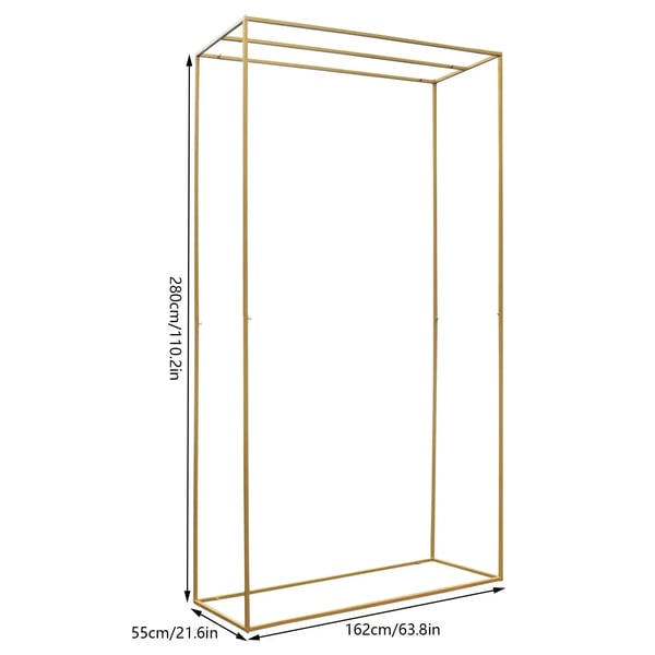 Bryllupsbue, Holdbar Metalstruktur, Nem at Samle,Guld, XL