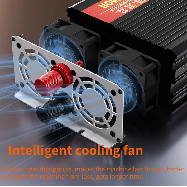 Inverter, Ren Sinusbølge, Flere Beskyttelsesfunktioner,5000W-12V-220V-50HZ