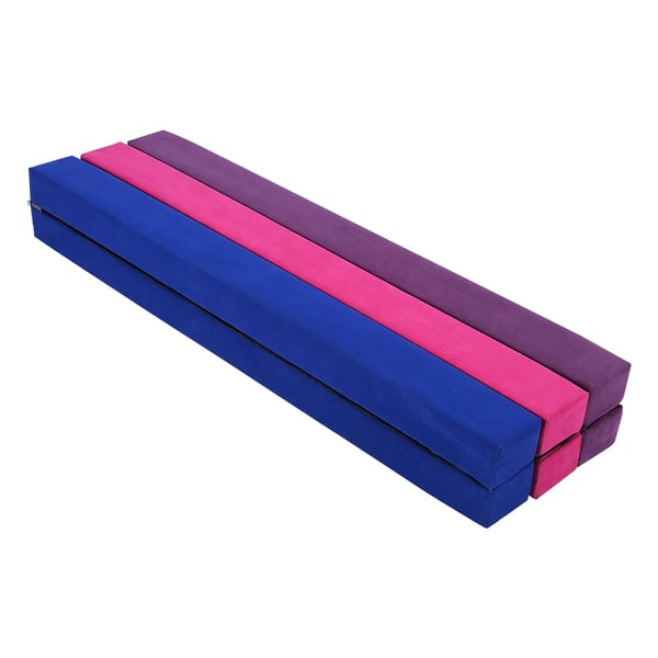 Foldbar Balancebom, Suede Materiale, Bærbart Design,Blå