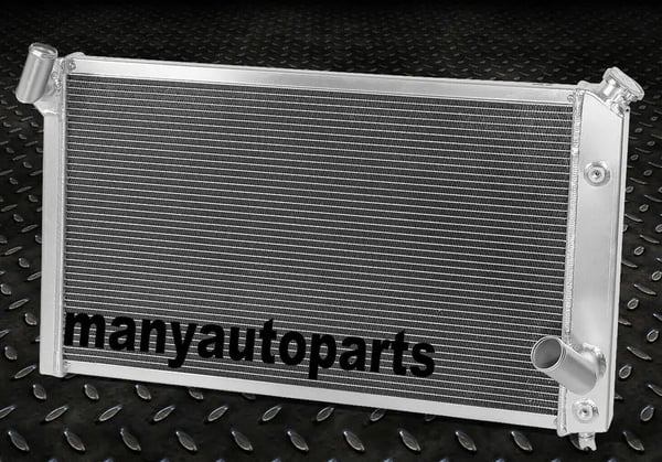 Ydelseskøleradiator, Aluminium, 10 KG, Passer til 73-76 Chevy Corvette V8 5.7/7.4, Tre-rækket Design, Effektiv Varmehåndtering