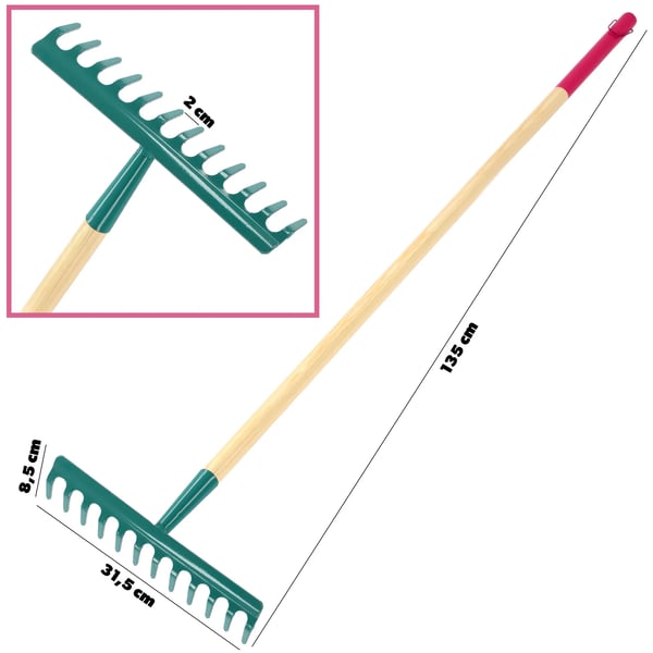 Puutarhatyökalusetti, Metallipäät, Ergonominen Muotoilu, Kevyet Kahvat, Kestävä Käsineet, Standardikoko