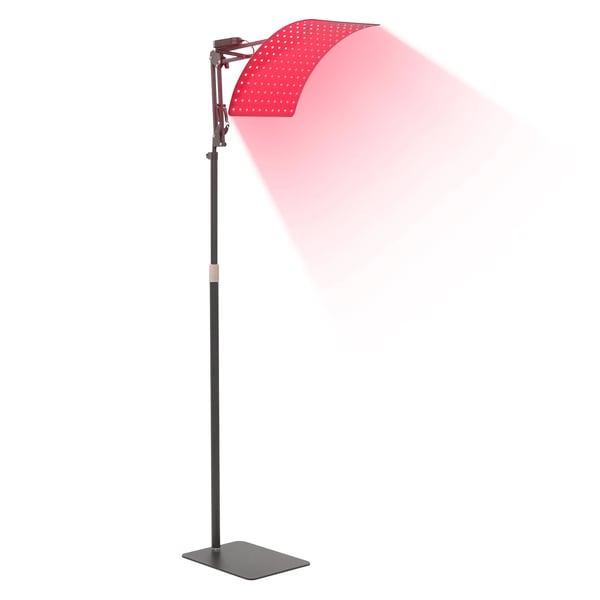 LED Rødt Lys Terapi Lampe, Justerbar Timer, Muskel- og Ledaflastning,sort