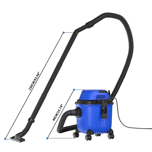 Støvsuger, 4800W effekt, 15L kapacitet, poseløs design, 16Kpa sugeevne, 2m strømkabel