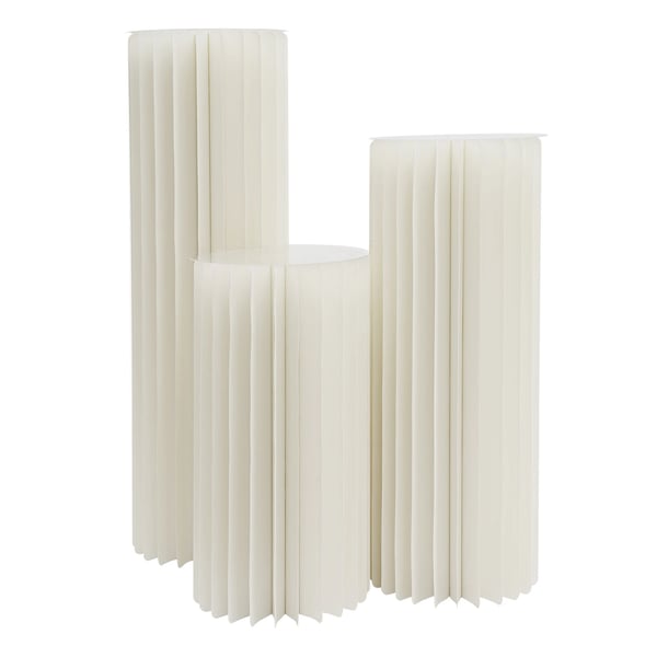 Blomsterudstillingsstand, Robust Konstruktion, Elegant Design,Hvid