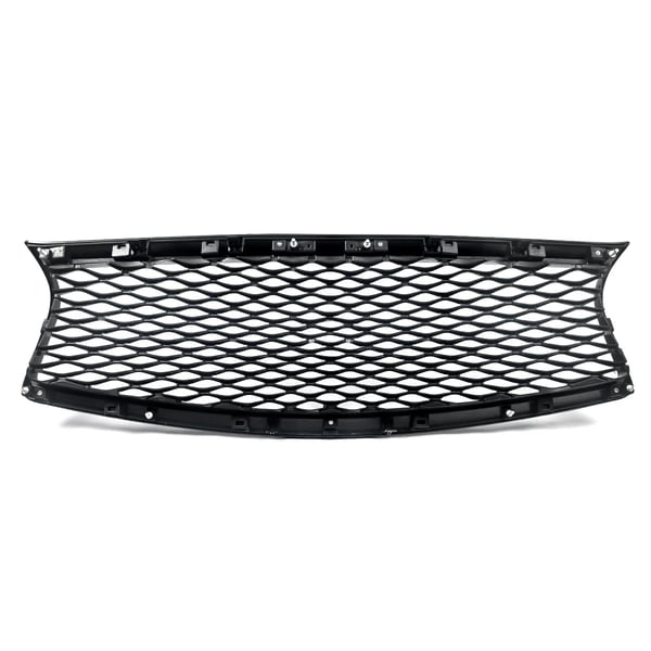 Frontbumpergrill, Nem installation, Holdbar konstruktion,Glansfuld Sort