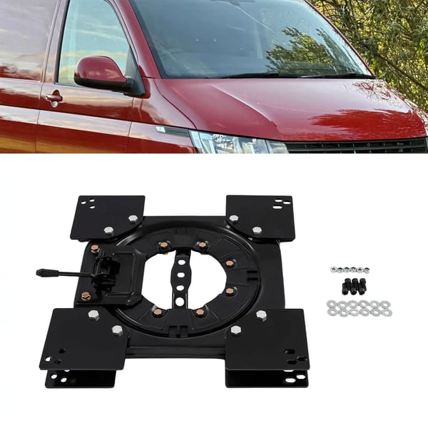 Sæde Drejebase, 360° Rotation, Holdbar Konstruktion,Sort