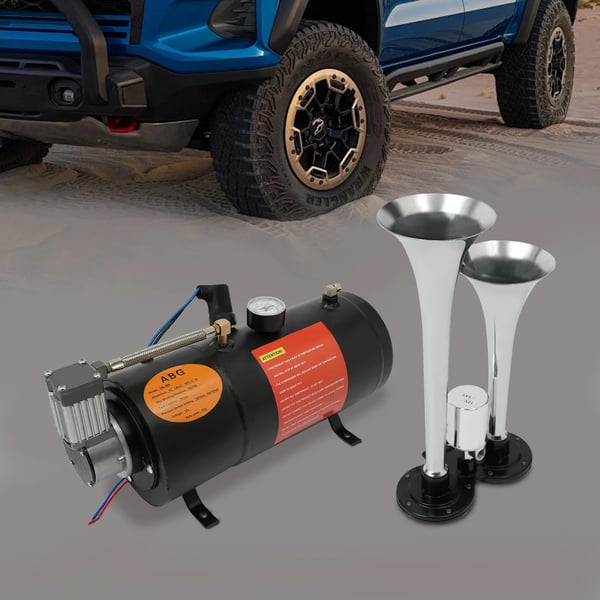 Junahälytinsetti, 150 PSI Maksimipaine, 3L Säiliö, Helppo Asennus