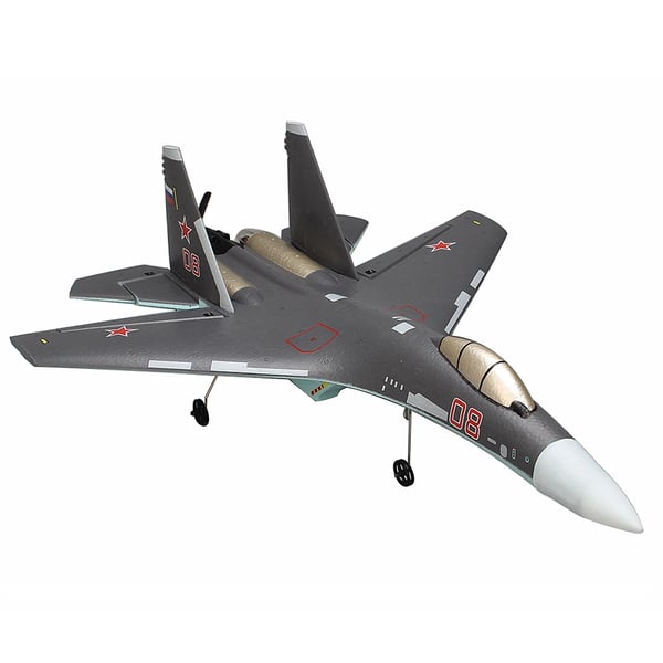 RC Flyvemaskine, 375mm Vingerækkevidde, 6-Akset Gyro,KIT med motor