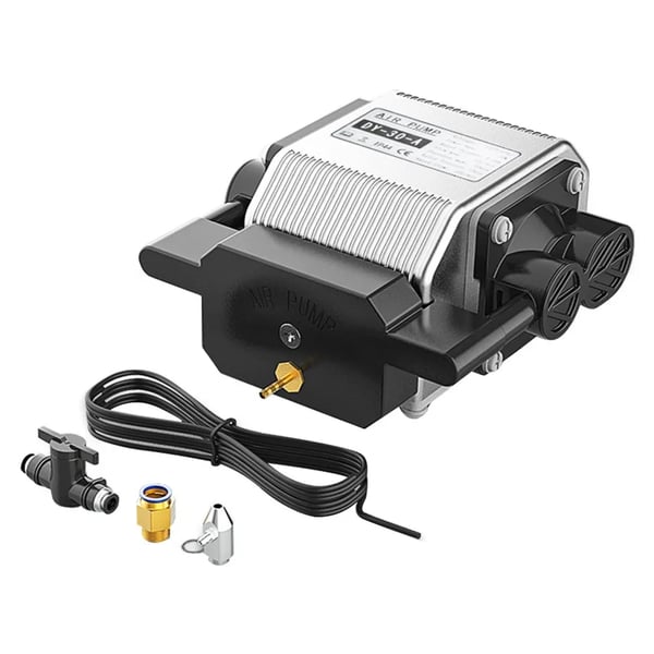 Luftassisterende kit, AC 220V 50HZ, 16W effekt, 0,03 MPa tryk, 30 L/min luftstrøm, 1/8 tomme udløbsdiameter