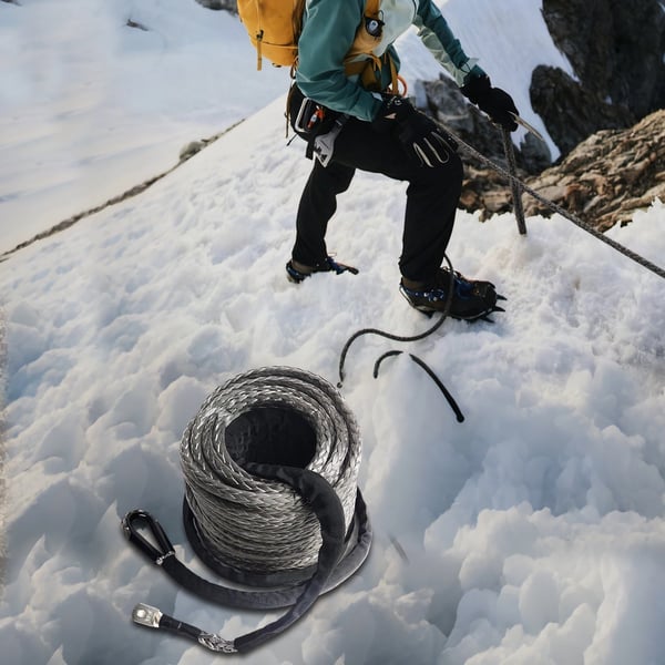 Vinsche Forlængerkabel, Længde 30m, Diameter 10mm, Brudstyrke 10,5T, Materiale UHMW-PE, Struktur 12 Strenge