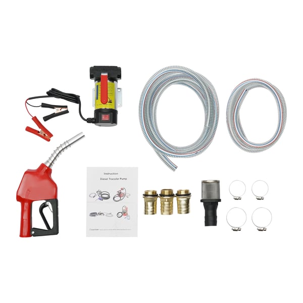 Dieselpumpe, 175W, 12V, Maksimal flow rate 45L/min, Maksimal løft 10m, Hastighed 3600RPM