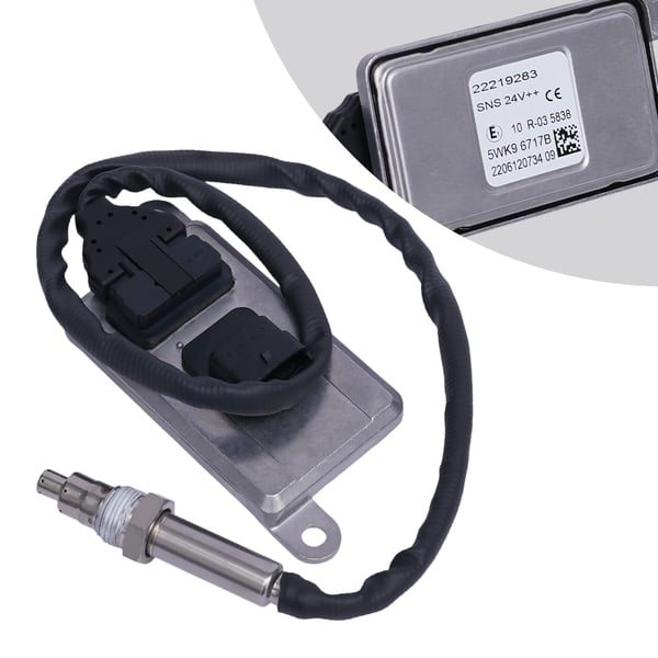 NOx-sensor, 24V, 4 stik, motorassemblagekomponent, metal og plastik, egnet til Volvo Renault lastbil