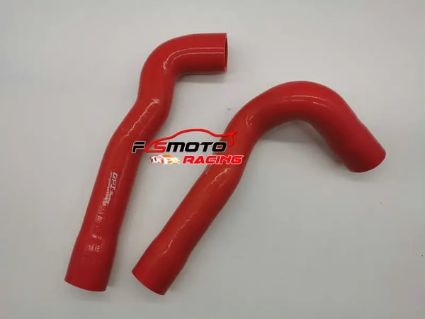 Silicone Radiator Slange, Høj Temperatur Modstand, Kompatibilitet med Luksus Sportsvogne,Rød