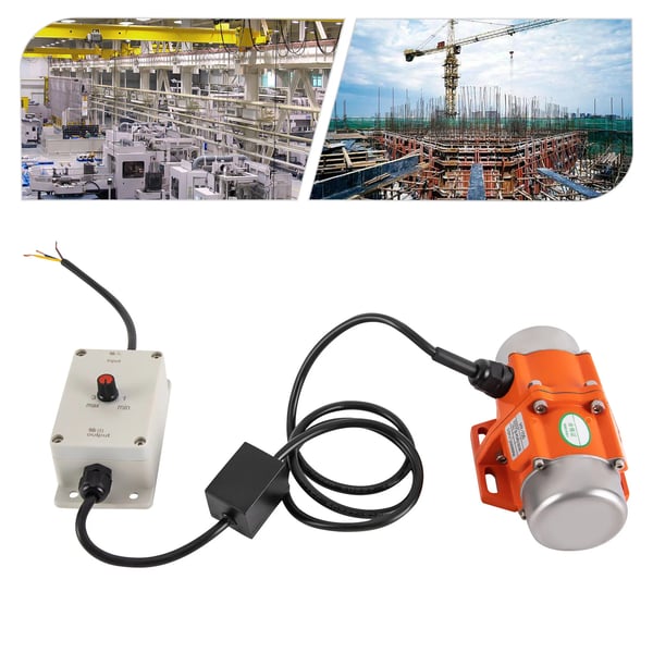 Vibrationsmotor, Justerbar Excentricitetsblok, Luftkøling Varmeafledning,0