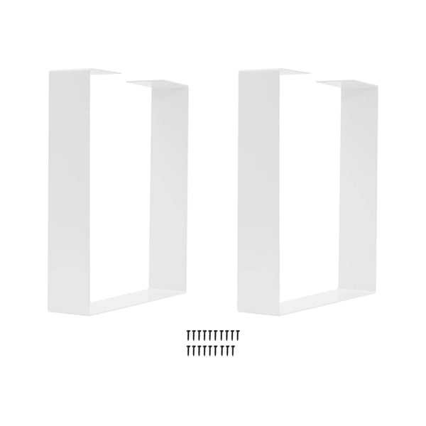 Bordben, Tungt Carbonstål, Moderne Design,HVID
