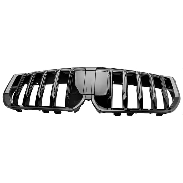 Frontgitter, ABS-plastik, glans sort, frontplacering, kompatibel med BMW X1 U11 U12, 100% helt ny