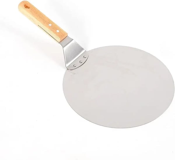 Pizza skraber, 30 cm bred, 40 cm lang, Rustfrit design, Ergonomisk håndtag, Holdbare materialer