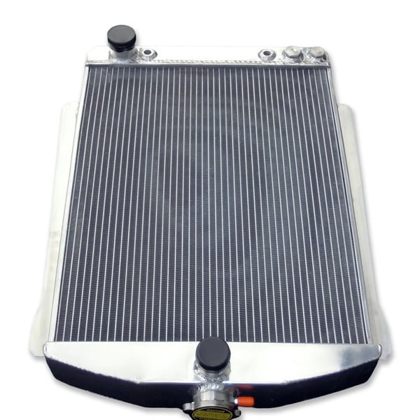 Aluminium Radiator, Kerne Størrelse 440mm x 540mm x 56mm, Samlet Størrelse 510mm x 700mm x 165mm, Øverste Udløb 38mm, Nederste Udløb 45mm