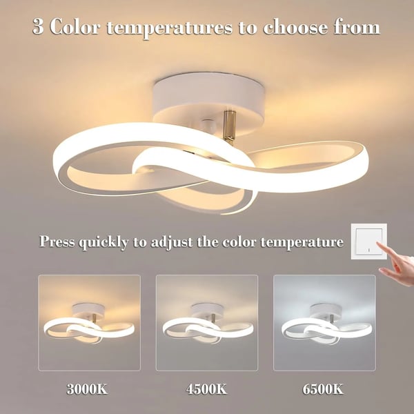Loftlampe, Dæmpbar, Moderne Stil,HVID