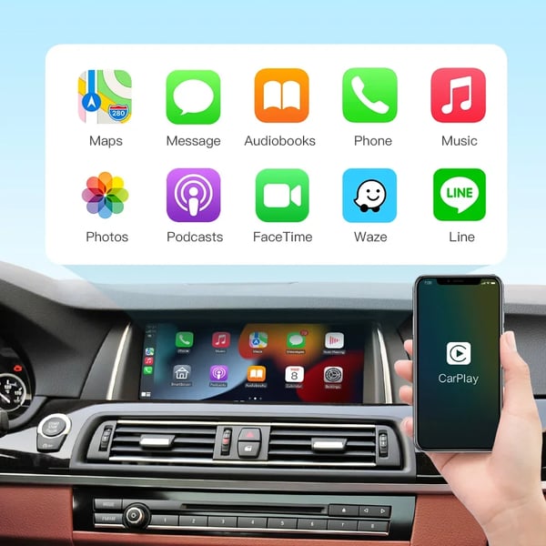 CarPlay/Android Auto Dekodermodul, Bluetooth-anslutning, Enkel installation,CIC System Carplay