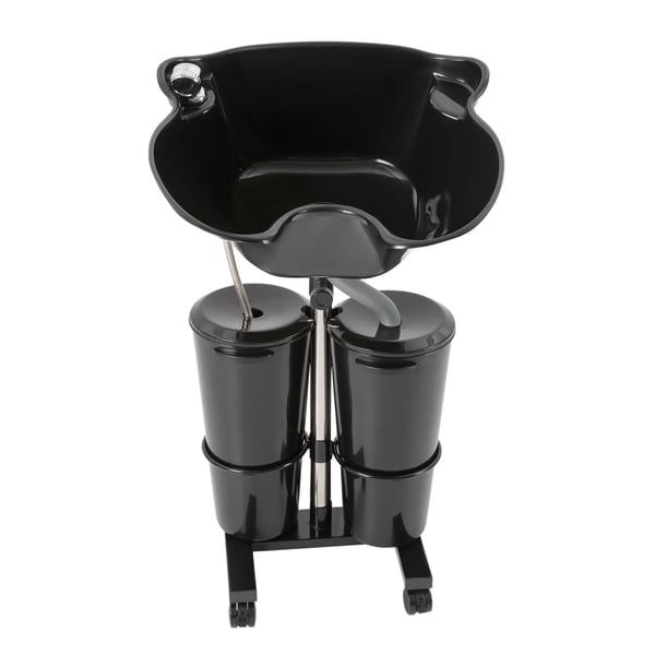 Hårtvättsbasin, Flexibel Avloppsslang, Användarvänlig Design,Svart