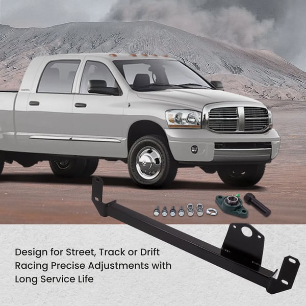 Styringsgear Kasse Stabiliseringsstang, Kompatibel med Dodge Ram 1500 2500 3500, Legeret Stål, Dimensioner: 92mm x 20mm x 10mm, Vægt: 8kg