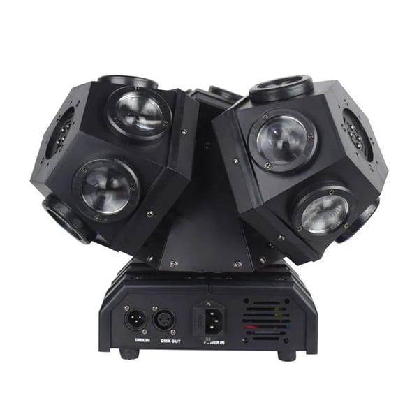 Tre-hoved roterende moving head lys, 180W effekt, DMX kontrol,Stråle Laser