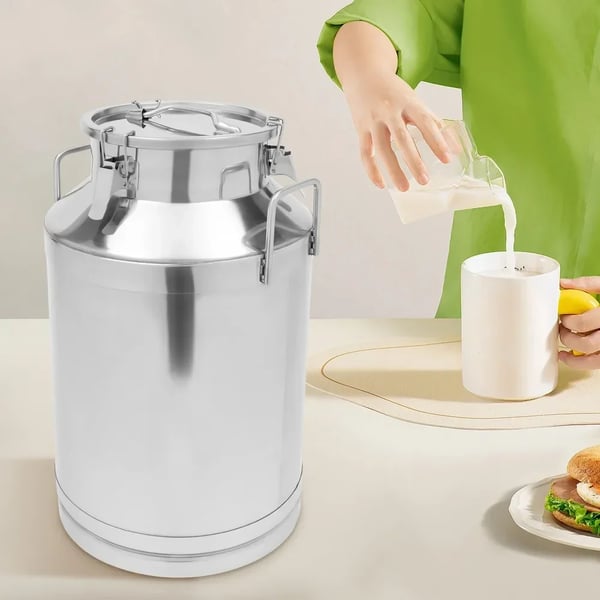 Fermenter, 60L kapacitet, fødevaregodkendt rustfrit stål,Sølv