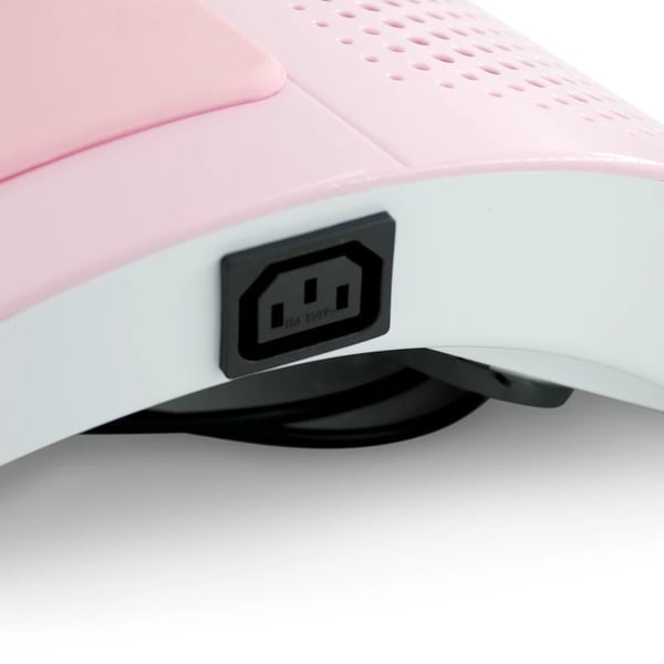 Neg støvsuger, indbygget lampe, stærk sugeevne, kompakt størrelse,Pink, EU