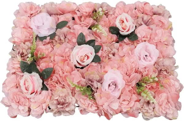 Blompaneler, Sidenmaterial, Mångsidig Inredning,Rosa