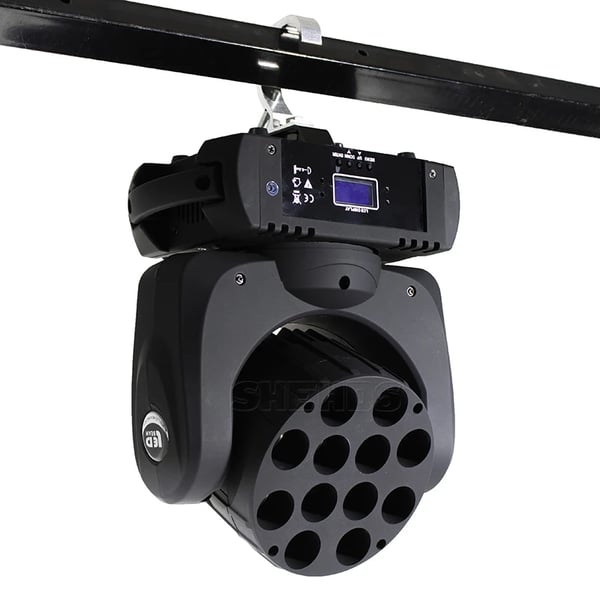 Bevægelseshoved Scene Lys, RGBW Effekter, DMX Kontrol,LED Stråle12x12W RGBW