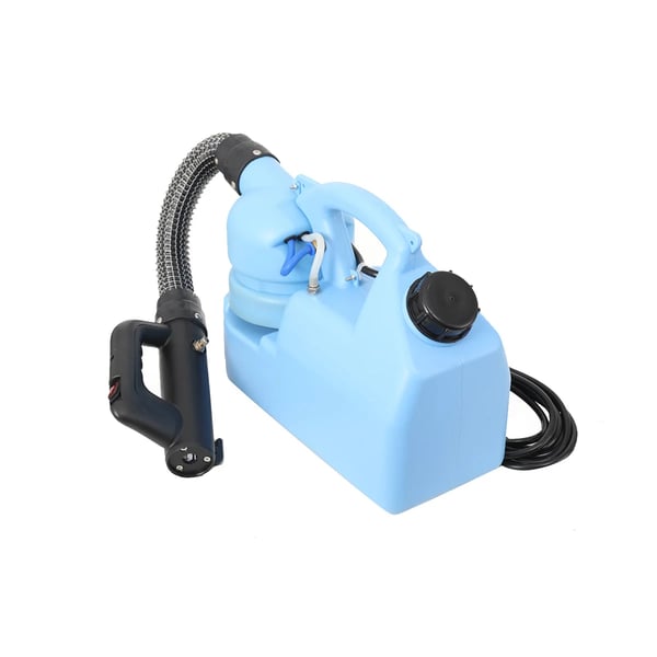 Bärbar ULV-spruta, 7 liters kapacitet, Justerbar partikelstorlek 0-20 mikrometer, Justerbar sprayvolym 0-300 ML/min, Högdensitetspolypropen
